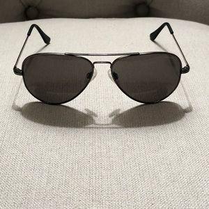 Randolph Concorde Gunmetal/Grey 57mm Sunglasses